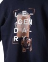 Παιδική φόρμα για αγόρι με κουκούλα Legendary NEK Kidswear Παιδική φόρμα αγοριού NEK Kidswear με κουκούλα σε μπλε και ελεφαντί χρώμα