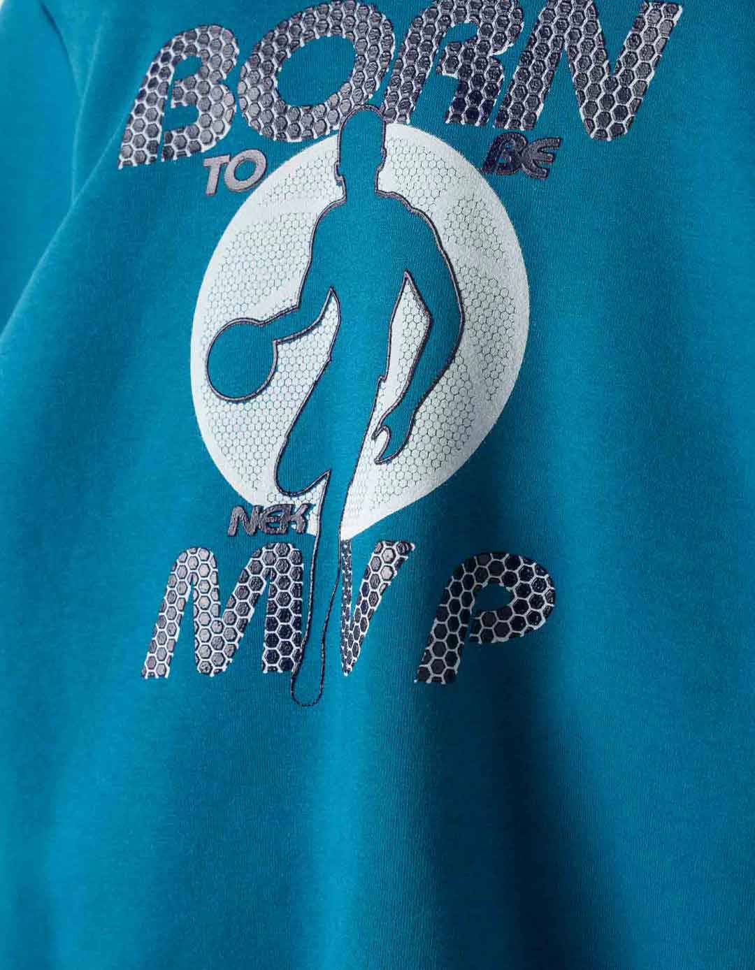 Παιδική φόρμα φούτερ NEK σμαραγδί μπλε μαρέν για αγόρια 6-16 ετών