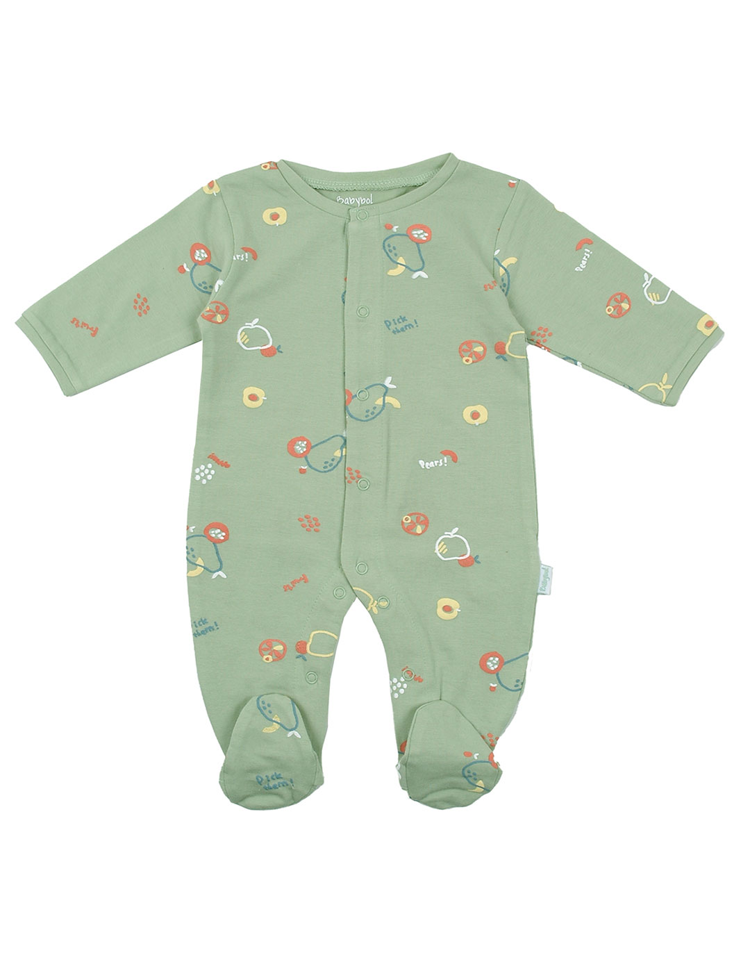 Ολόσωμο εποχιακό φορμάκι Babybol, φυστικί, Regular Fit, 95% βαμβάκι, 5% ελαστάνη.