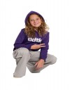 Παιδικό φούτερ με κουκούλα Bodytalk για κορίτσι, μωβ, Regular Fit, 70% βαμβάκι, 30% πολυεστέρας.	 Παιδικό φούτερ με κουκούλα Bodytalk για κορίτσι, μωβ, Regular Fit, 70% βαμβάκι, 30% πολυεστέρας.