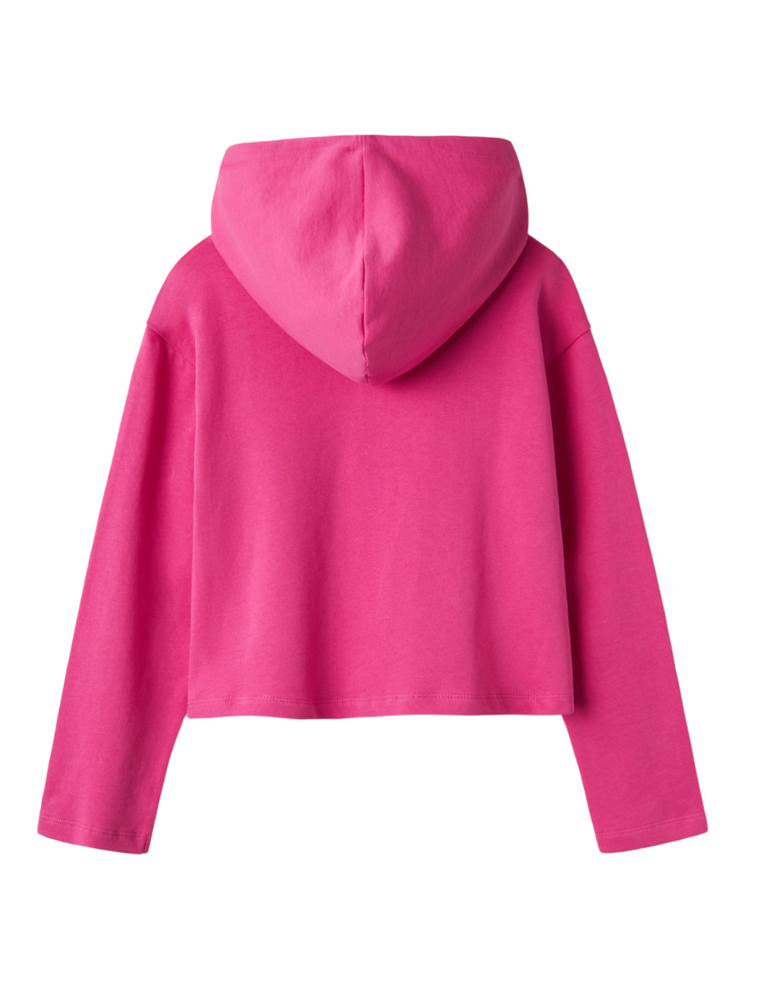 Παιδικό φούτερ χωρίς χνούδι Name It φούξια για κορίτσι με στάμπα California