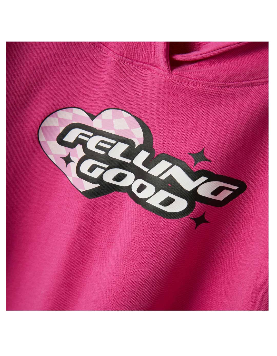 Παιδικό φούτερ χωρίς χνούδι Name It φούξια για κορίτσι με στάμπα California