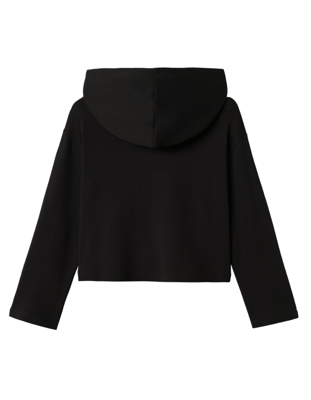 Παιδικό φούτερ με κουκούλα και τύπωμα Believe – Name It – Μαύρο