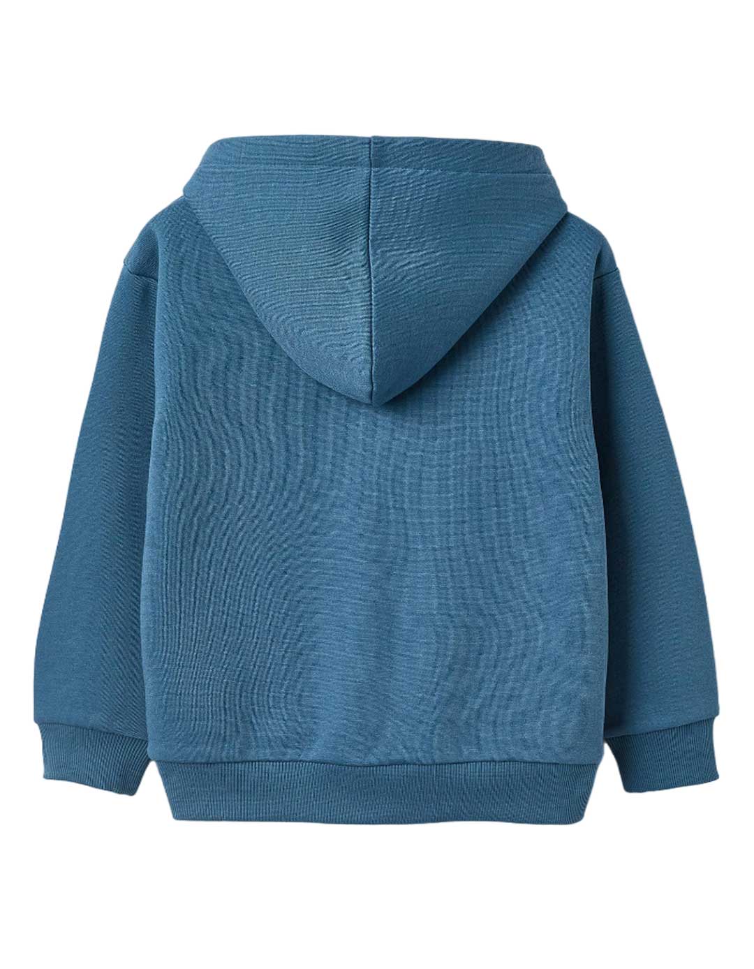 Παιδικό φούτερ με κουκούλα, για αγόρια, τυρκουάζ, Slim Fit, 40% βαμβάκι-60% πολυεστέρας.