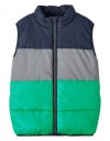 Γιλέκο για αγόρι με επένδυση Μπλε/Πράσινο, Regular Fit, 100% πολυεστέρας. Γιλέκο για αγόρι με επένδυση Μπλε/Πράσινο, Regular Fit, 100% πολυεστέρας.