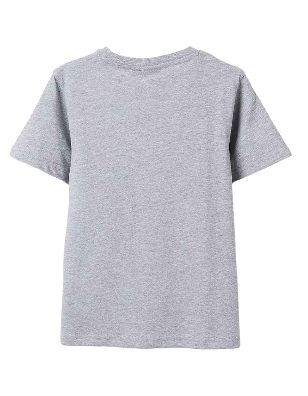 Γκρι Παιδικό Μπλουζάκι Minecraft με Στάμπα Creeper Zippy.Slim Fit.100% Bαμβάκι.