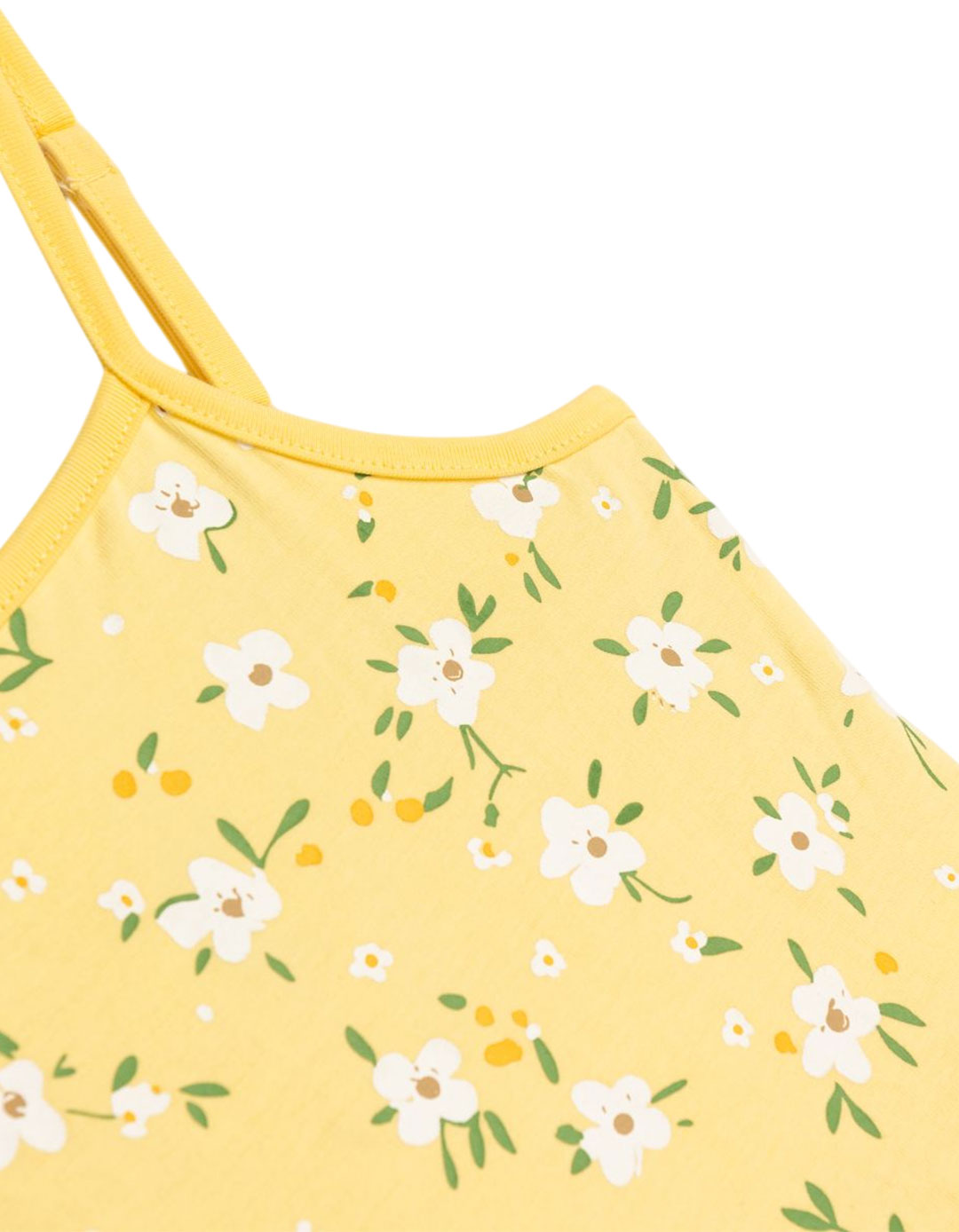 Κοριτσίστικο Κίτρινο Μακό Φόρεμα με Τιράντες και Λουλουδάτο Σχέδιο,95%cotton5%elastan.Regular Fit  – For Funky Kids Κοριτσίστικο Κίτρινο Μακό Φόρεμα με Τιράντες και Λουλουδάτο Σχέδιο,95%cotton5%elastan.Regular Fit  – For Funky Kids
