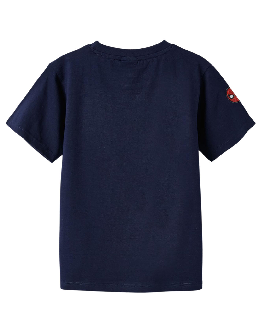 Σκούρο μπλε κοντομάνικο μπλουζάκι Spider-Man για αγόρια, Slim Fit, 100% βαμβάκι. Σκούρο μπλε κοντομάνικο μπλουζάκι Spider-Man για αγόρια, Slim Fit, 100% βαμβάκι.