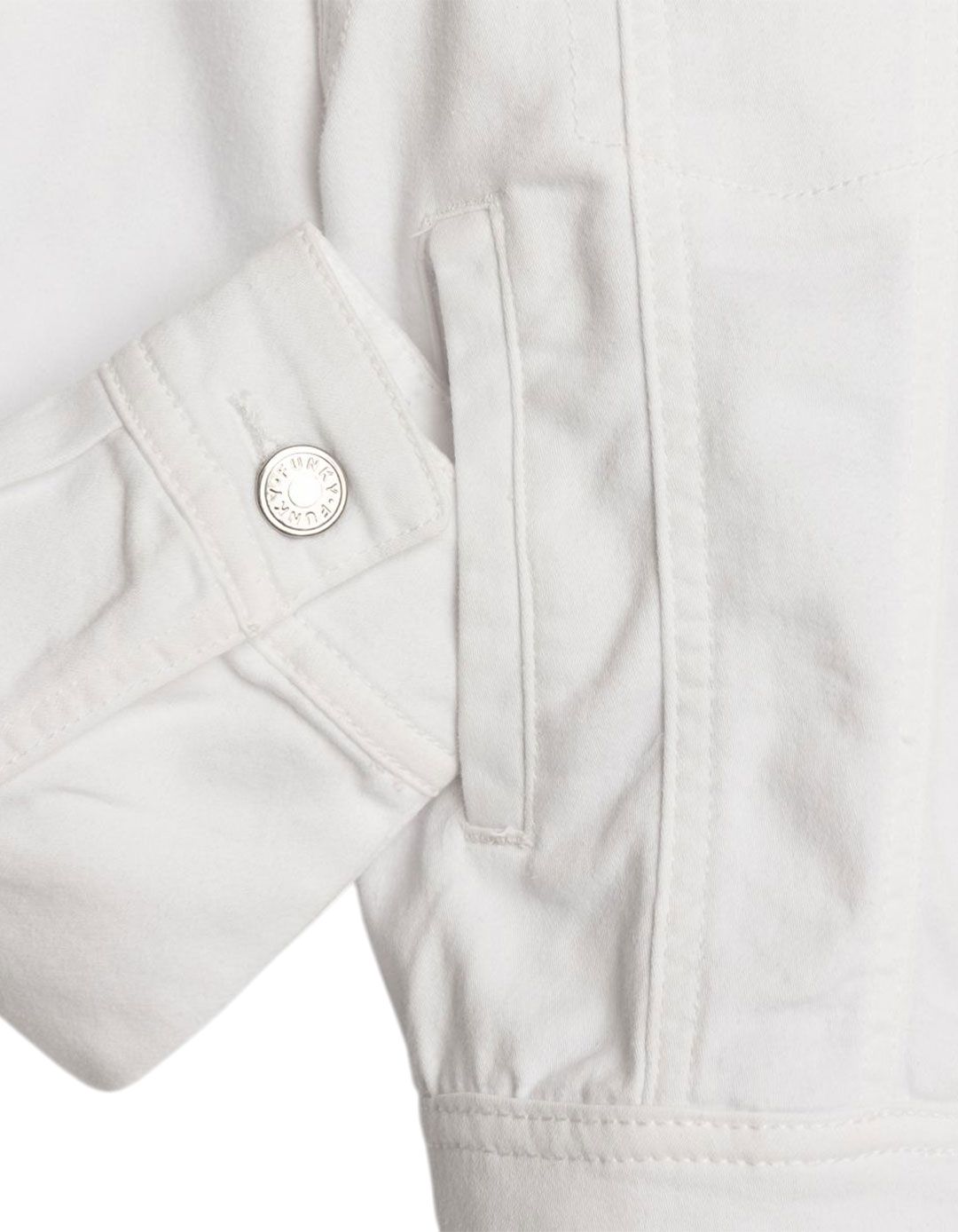 Παιδικό Λευκό Τζιν Τζάκετ με Τσέπες και Κουμπιά – Funky Kids,98%cotton-2%elastan. Παιδικό Λευκό Τζιν Τζάκετ με Τσέπες και Κουμπιά – Funky Kids,98%cotton-2%elastan.