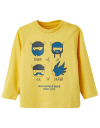 Μακρυμάνικο μπλουζάκι αγόρι κίτρινο με Vikings Zippy