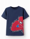 Παιδικό Μπλε Μπλουζάκι Spiderman Zippy 100% Βαμβάκι με Πιστοποίηση Oeko-Tex.Slim Fit.