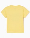 Κίτρινο κοντομάνικο μπλουζάκι για αγόρι, 100% βαμβάκι. Κίτρινο κοντομάνικο μπλουζάκι για αγόρι, 100% βαμβάκι.