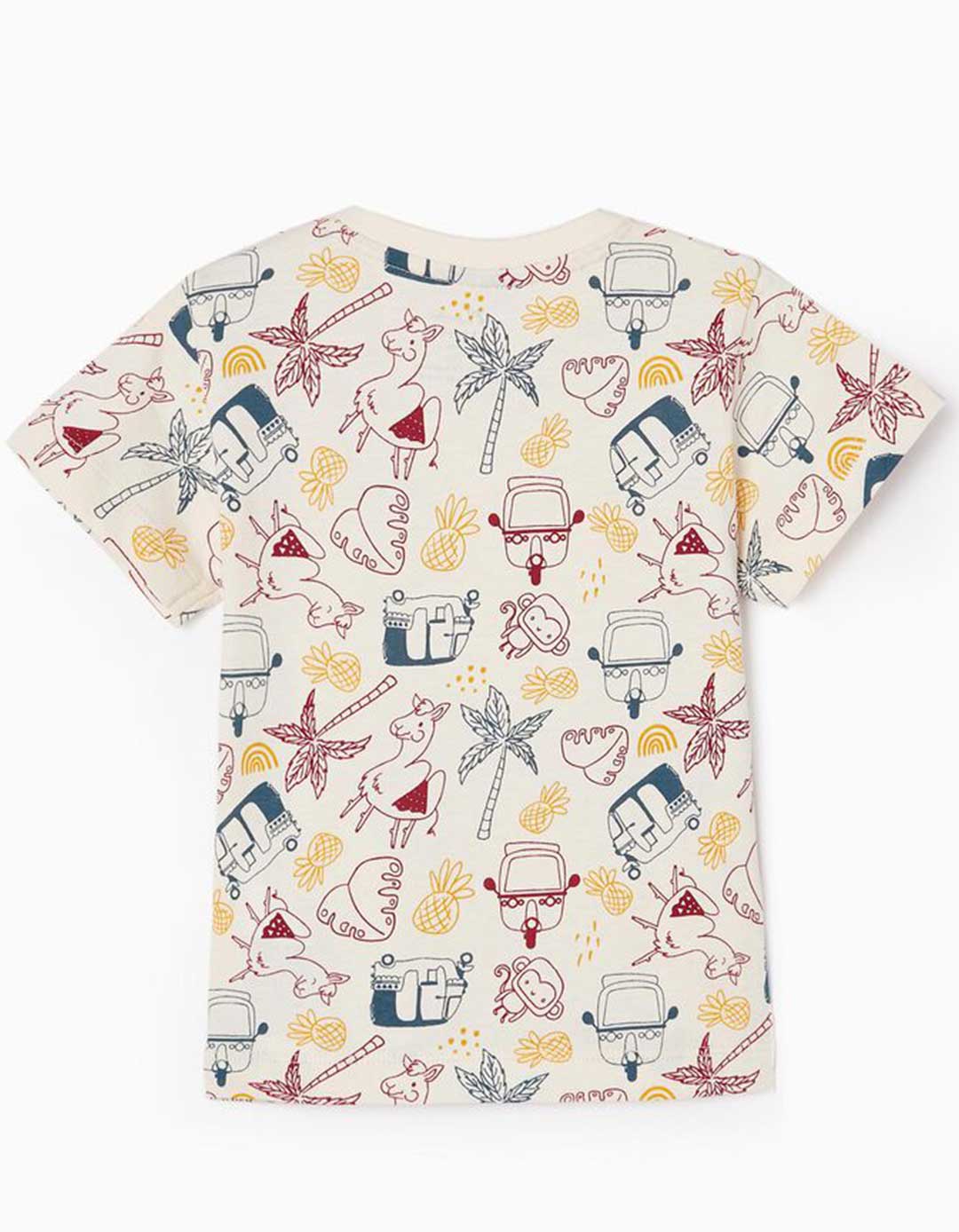 Μπλουζάκι για αγοράκι,Μπεζ, Slim Fit, 100% βαμβάκι. Μπλουζάκι για αγοράκι,Μπεζ, Slim Fit, 100% βαμβάκι.