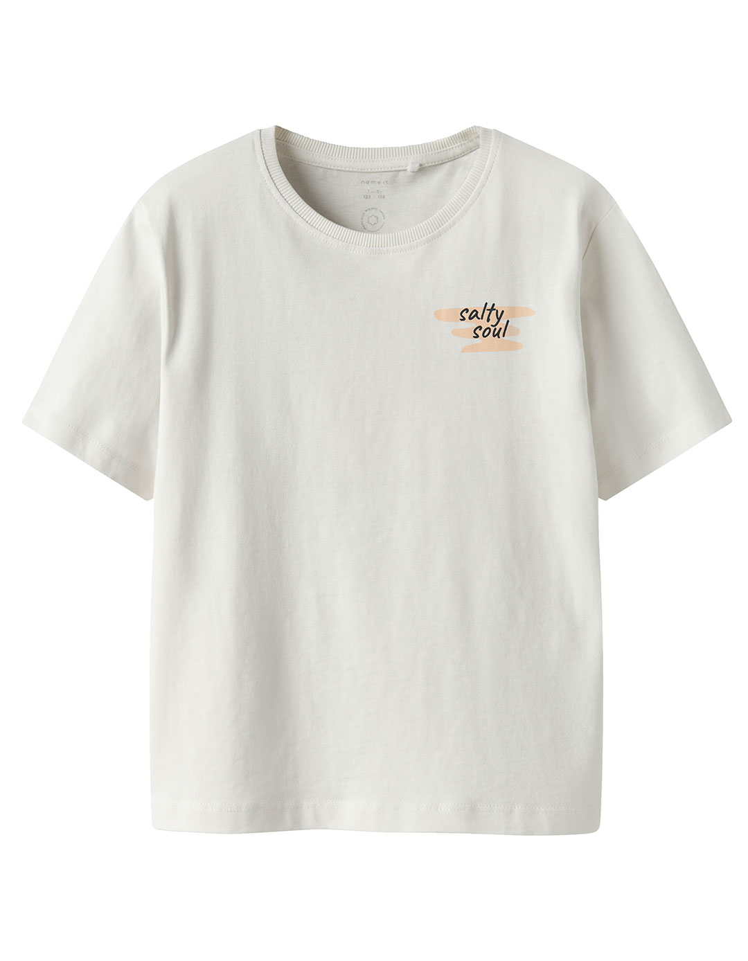 μπλουζα nameit εκρου για αγορια με τυπωμα salty soul