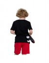 Παιδική κοντομάνικη μπλούζα Bdtk για αγόρι, μαύρη, Regular Fit, 1000% βαμβάκι.
