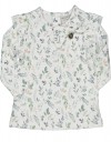 Βρεφική μπλούζα για κορίτσι, λευκή, Regular Fit, 95% βαμβάκι-5% ελαστάνη.
