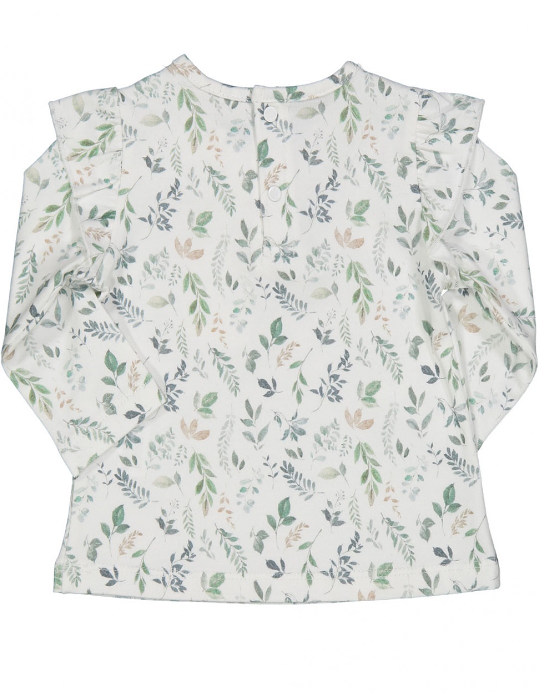 Βρεφική μπλούζα για κορίτσι, λευκή, Regular Fit, 95% βαμβάκι-5% ελαστάνη.