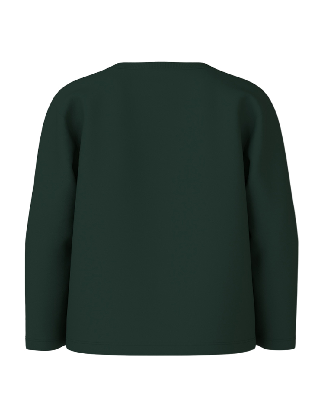 Παιδικό μακρυμάνικο μπλουζάκι για αγόρι, κυπαρισσί, Loose Fit, 100% βαμβάκι. Παιδικό μακρυμάνικο μπλουζάκι για αγόρι, κυπαρισσί, Loose Fit, 100% βαμβάκι.