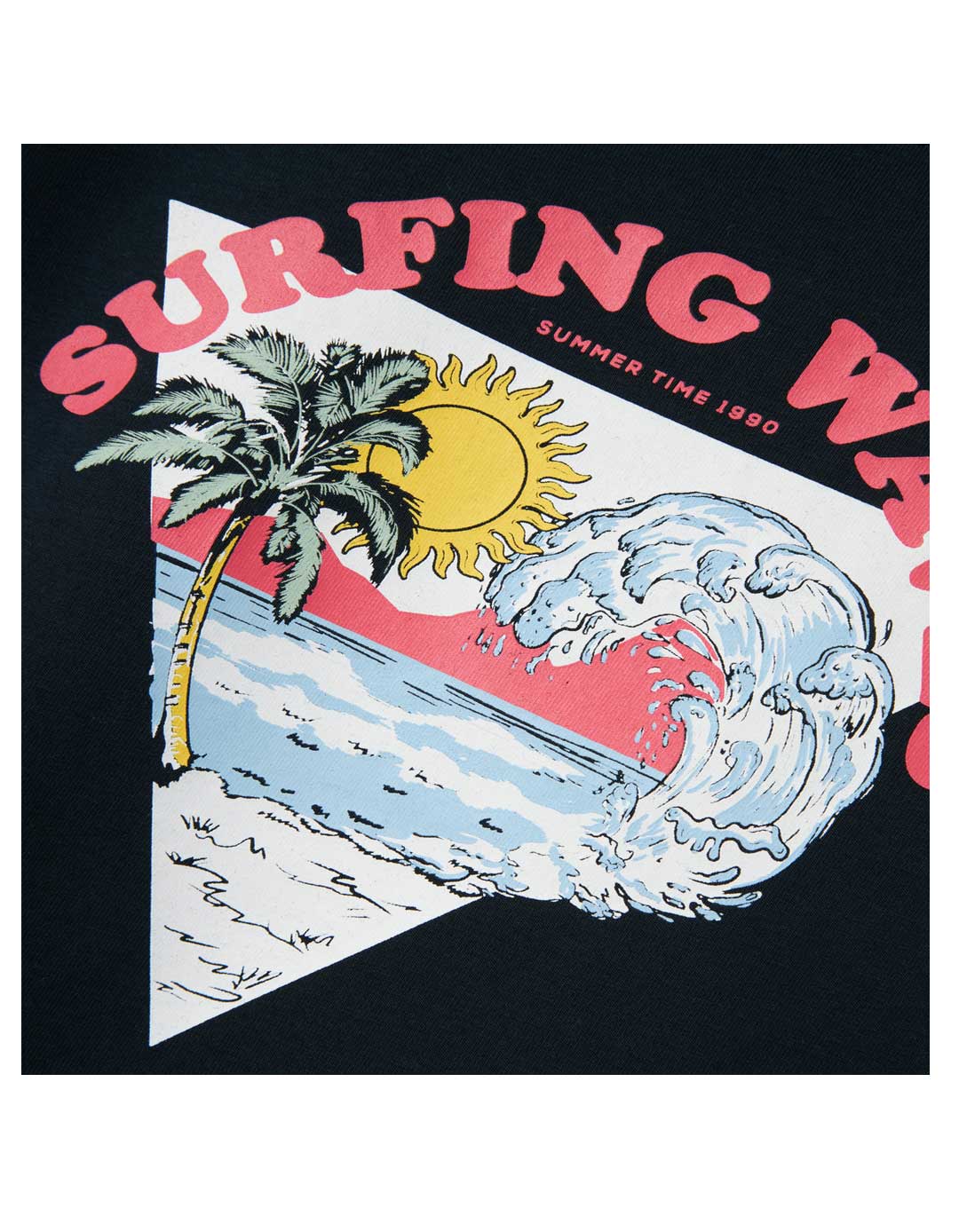 Παιδική μπλούζα κοντομάνικη για κορίτσι, σκούρα μπλε, Regular Fit, 100% βαμβάκι.