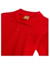 Παιδική μπλούζα κοντομάνικη πόλο για αγόρι, κόκκινη, Regular Fit, 100% βαμβάκι.