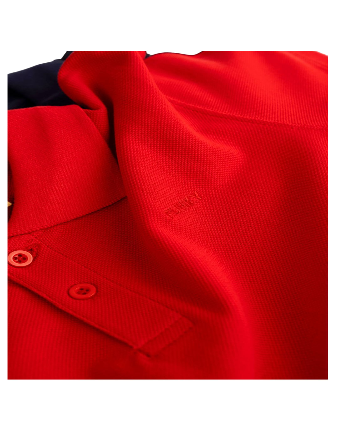 Παιδική μπλούζα κοντομάνικη πόλο για αγόρι, κόκκινη, Regular Fit, 100% βαμβάκι.