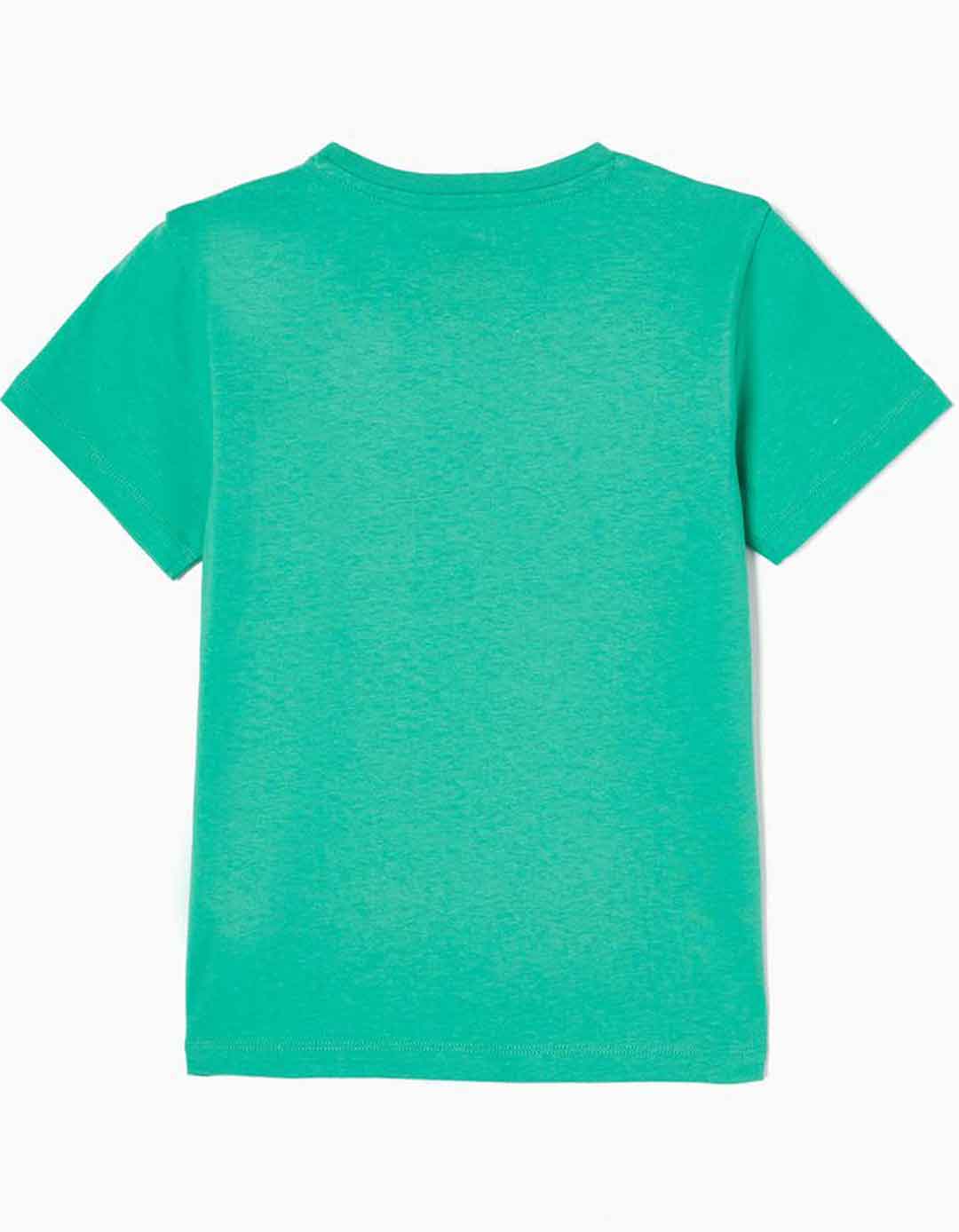 Κοντομάνικο μπλουζάκι για αγόρια Πράσινο, Slim Fit, 100% βαμβάκι. Κοντομάνικο μπλουζάκι για αγόρια Πράσινο, Slim Fit, 100% βαμβάκι.