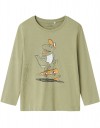 Μπλούζα Name It για αγόρι 2-8 ετών με δεινόσαυρο Παιδική μπλούζα μακρυμάνικη με δεινόσαυρο για αγόρι