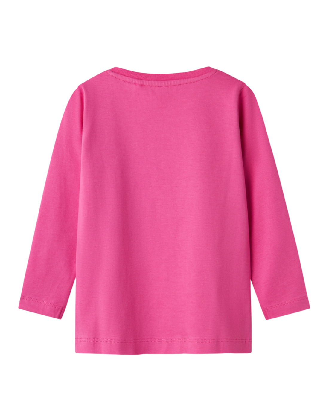 Παιδική μπλούζα μακρυμάνικη για κορίτσι, φούξια, Regular Fit, 100% βαμβάκι.