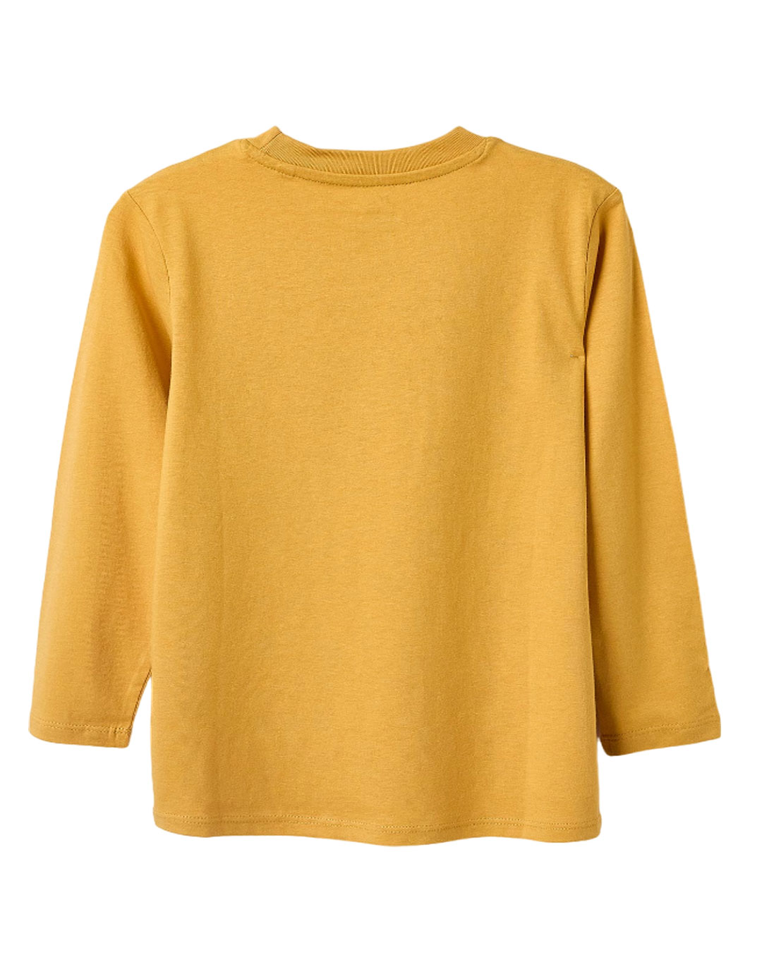 Παιδικό μακρυμάνικό μπλουζάκι για αγόρι, μουσταρδί, Slim Fit, 100% βαμβάκι. Παιδικό μακρυμάνικό μπλουζάκι για αγόρι, μουσταρδί, Slim Fit, 100% βαμβάκι.