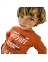 Μπλουζάκι Zippy αγόρι πορτοκαλί με στάμπα