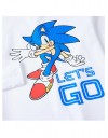 Παιδικό μακρυμάνικό μπλουζάκι για αγόρι Sonic, λευκό, Slim Fit, 100% βαμβάκι. Παιδικό μακρυμάνικό μπλουζάκι για αγόρι Sonic, λευκό, Slim Fit, 100% βαμβάκι.