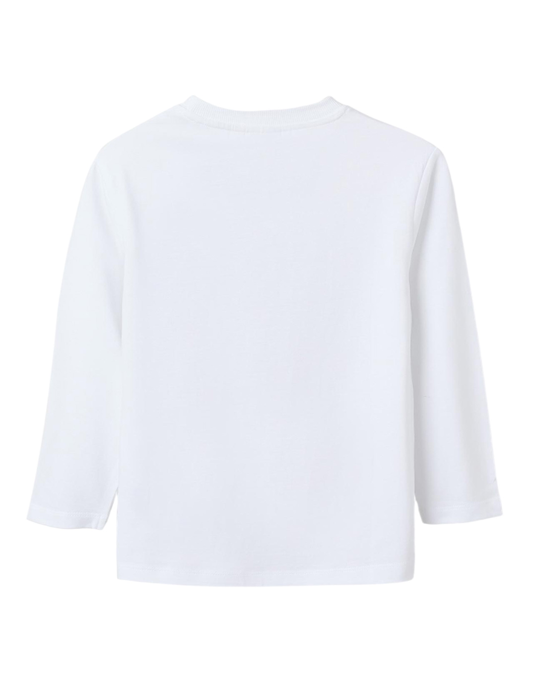 Παιδικό μακρυμάνικό μπλουζάκι για αγόρι Sonic, λευκό, Slim Fit, 100% βαμβάκι. Παιδικό μακρυμάνικό μπλουζάκι για αγόρι Sonic, λευκό, Slim Fit, 100% βαμβάκι.