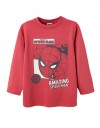 Παιδικό μακρυμάνικό μπλουζάκι για αγόρι Spiderman, ΄΄κόκκινο, Slim Fit, 100% βαμβάκι. Παιδικό μακρυμάνικό μπλουζάκι για αγόρι Spiderman, ΄΄κόκκινο, Slim Fit, 100% βαμβάκι.