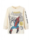 Παιδικό μακρυμάνικό μπλουζάκι για αγόρι Spiderman, μπεζ, Slim Fit, 100% βαμβάκι. Παιδικό μακρυμάνικό μπλουζάκι για αγόρι Spiderman, μπεζ, Slim Fit, 100% βαμβάκι.