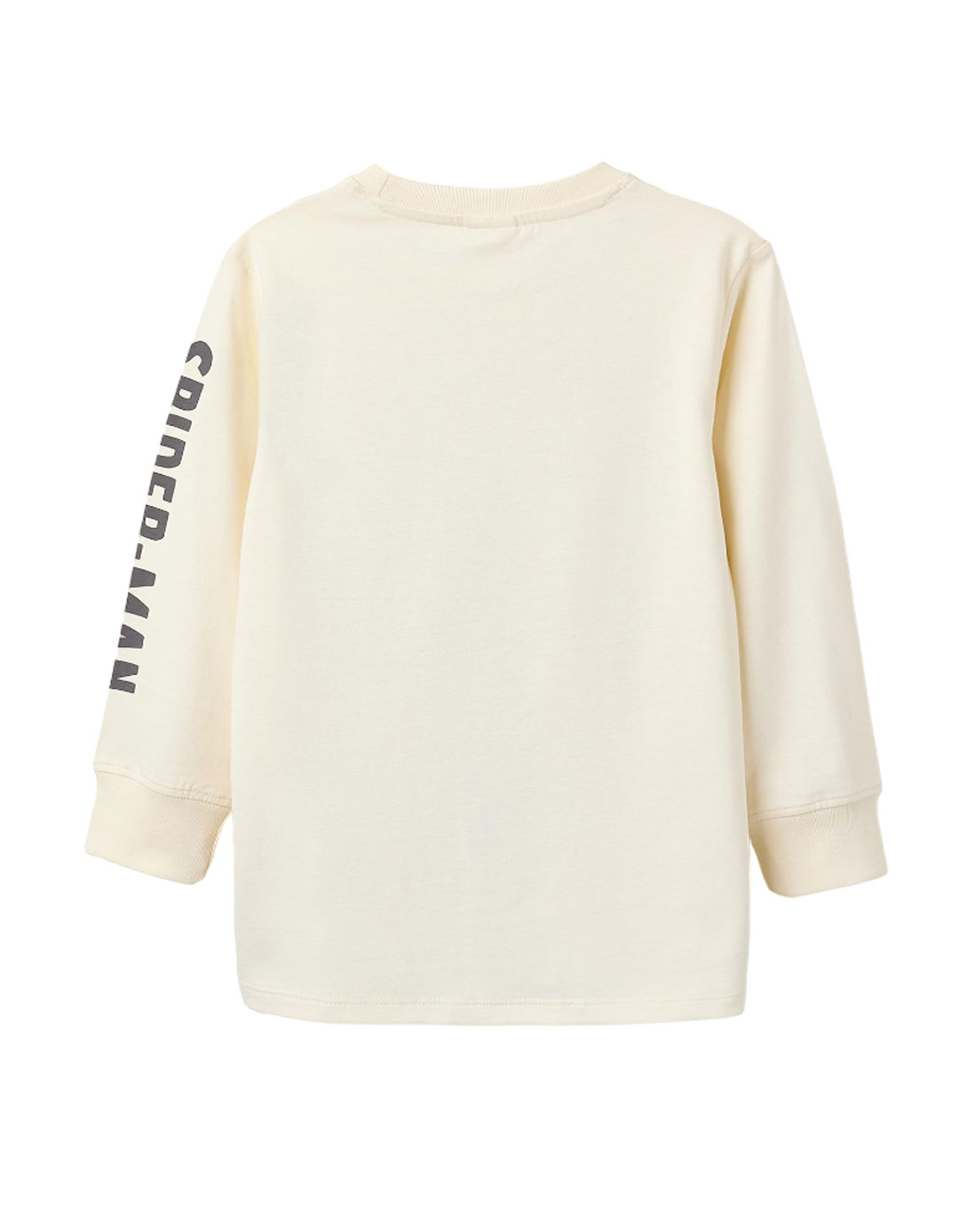 Παιδικό μακρυμάνικό μπλουζάκι για αγόρι Spiderman, μπεζ, Slim Fit, 100% βαμβάκι. Παιδικό μακρυμάνικό μπλουζάκι για αγόρι Spiderman, μπεζ, Slim Fit, 100% βαμβάκι.