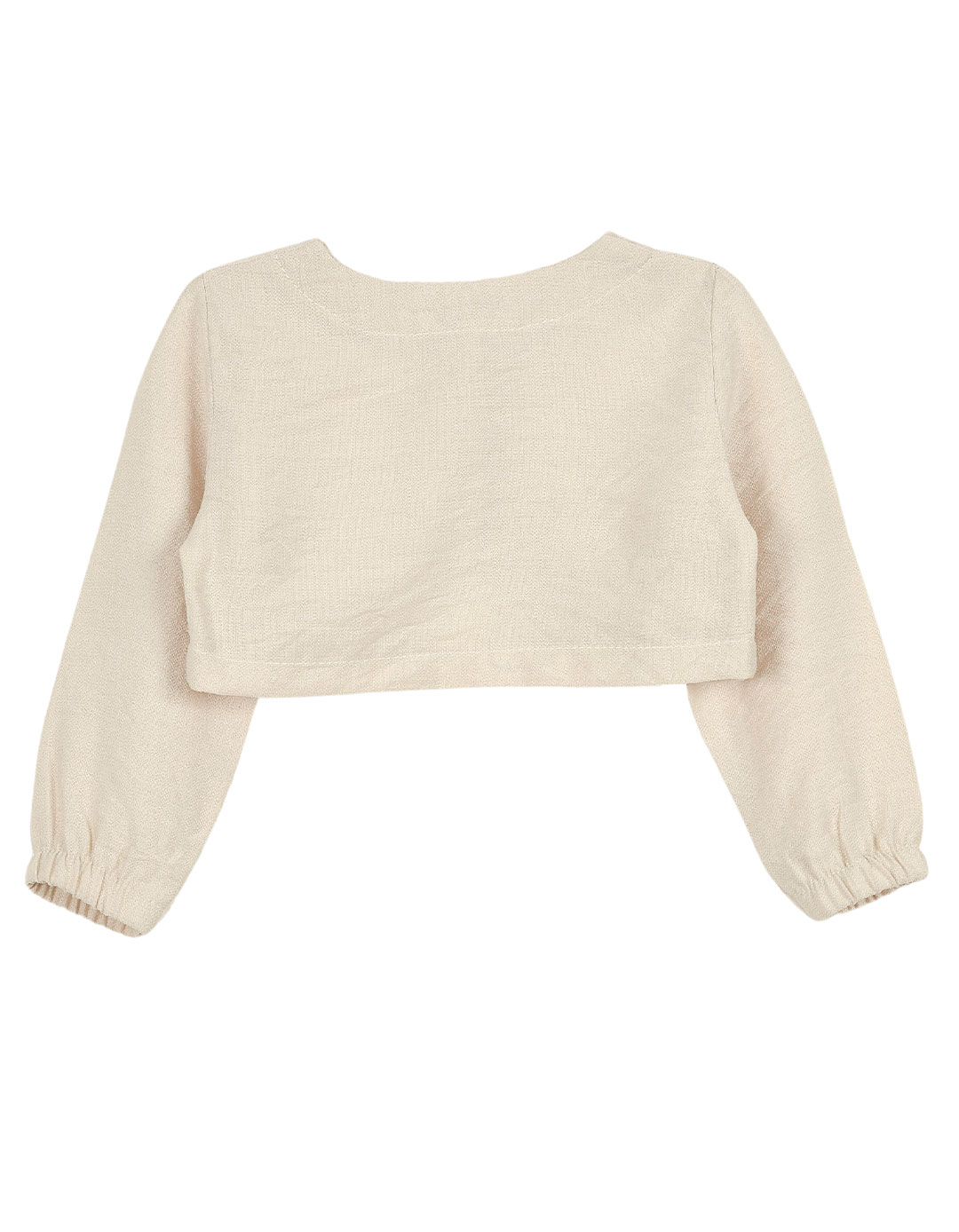 Μπολερό σε μπεζ χρώμα για κορίτσι 85%visc15%my.Regular Fit. Μπολερό σε μπεζ χρώμα για κορίτσι 85%visc15%my.Regular Fit.