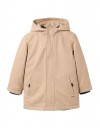 Μπεζ παιδικό μπουφάν αγόρι 3 σε 1 με αποσπώμενο γιλέκο Zippy