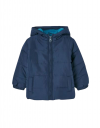 Παιδικό  μπουφάν κοντό με κουκούλα για αγόρι, μπλε, Slim Fit, 100% πολυεστέρας. Παιδικό  μπουφάν κοντό με κουκούλα για αγόρι, μπλε, Slim Fit, 100% πολυεστέρας.