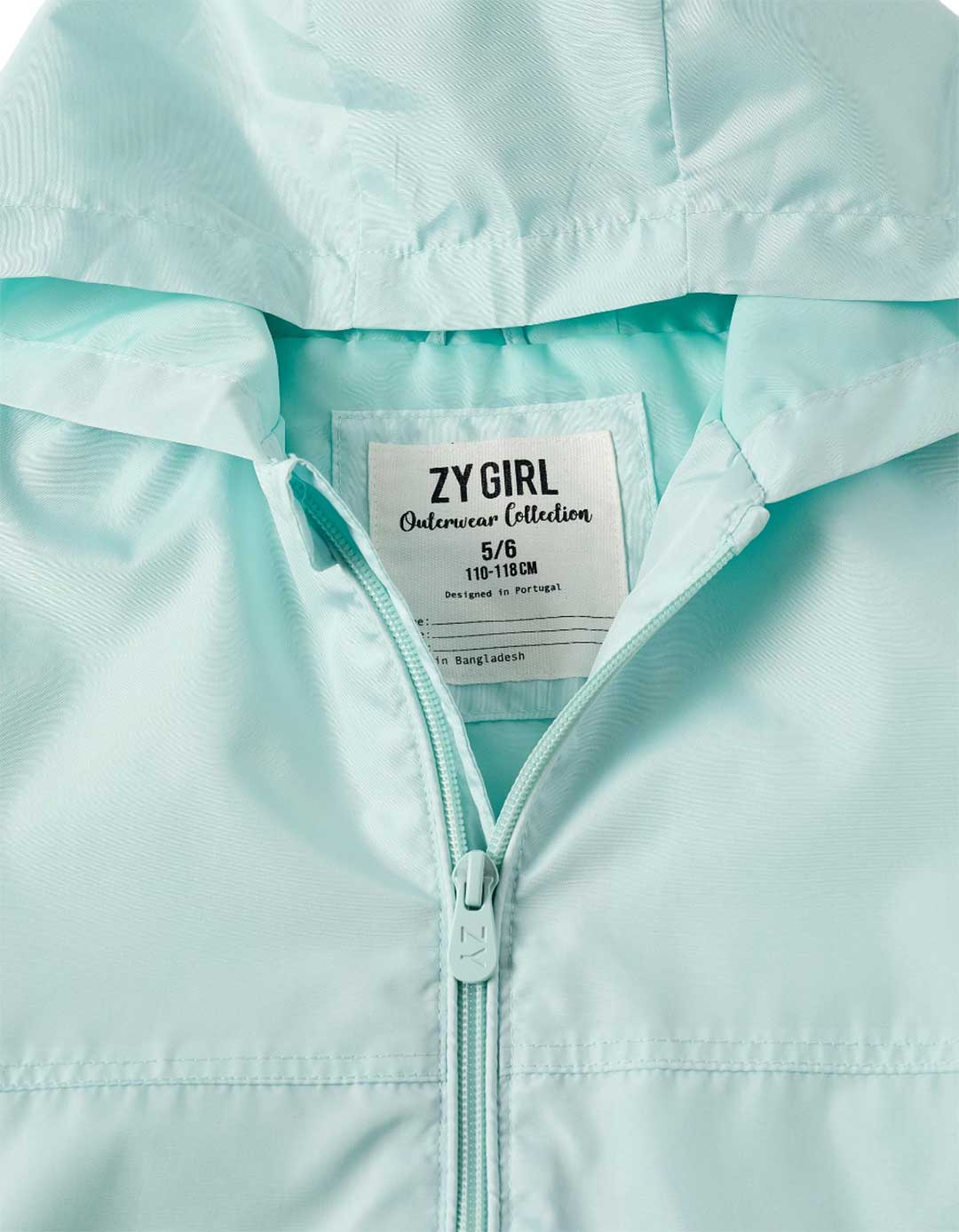 Παιδικό Εποχιακό Μπουφάν Aqua Zippy για Κορίτσι Παιδικό Μπουφάν Zippy Aqua για Κορίτσι