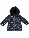 Παιδικό  Μπουφάν Κοντό με Κουκούλα για Κορίτσι Μπλε, Regular Fit, 100% πολυεστέρας.