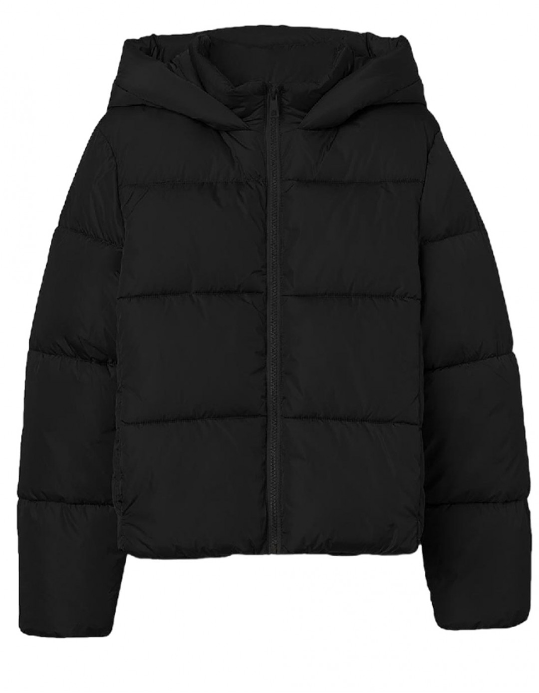 Παιδικό μπουφάν για κορίτσι με κουκούλα ,μαύρο, Regular Fit, 100% πολυεστέρας. Παιδικό μπουφάν για κορίτσι με κουκούλα ,μαύρο, Regular Fit, 100% πολυεστέρας.