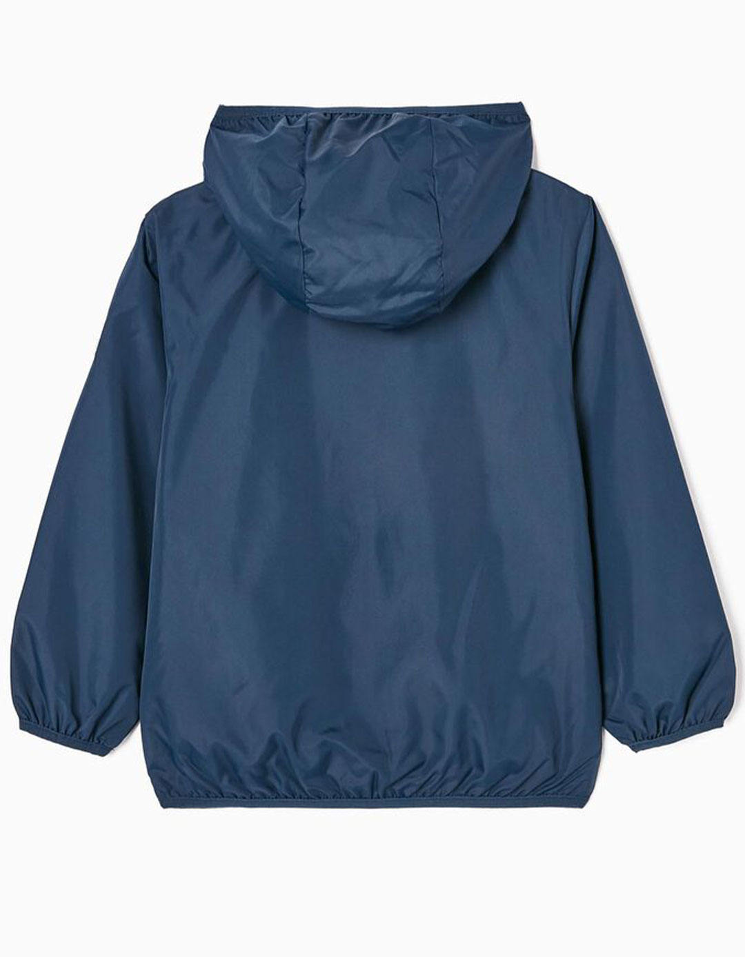 Μπλε αντιανεμικό μπουφάν για αγόρι, Slim Fit, 85% βαμβάκι, 15% πολυεστέρας,