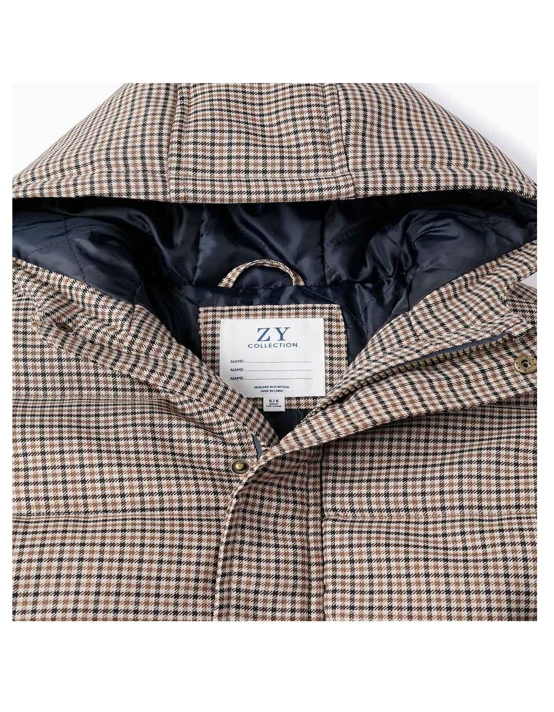 Παιδικό Μπουφάν Αγοριού Μπεζ Zippy Παιδικό μπεζ καπιτονέ μπουφάν αγοριού Zippy 4-14 ετών