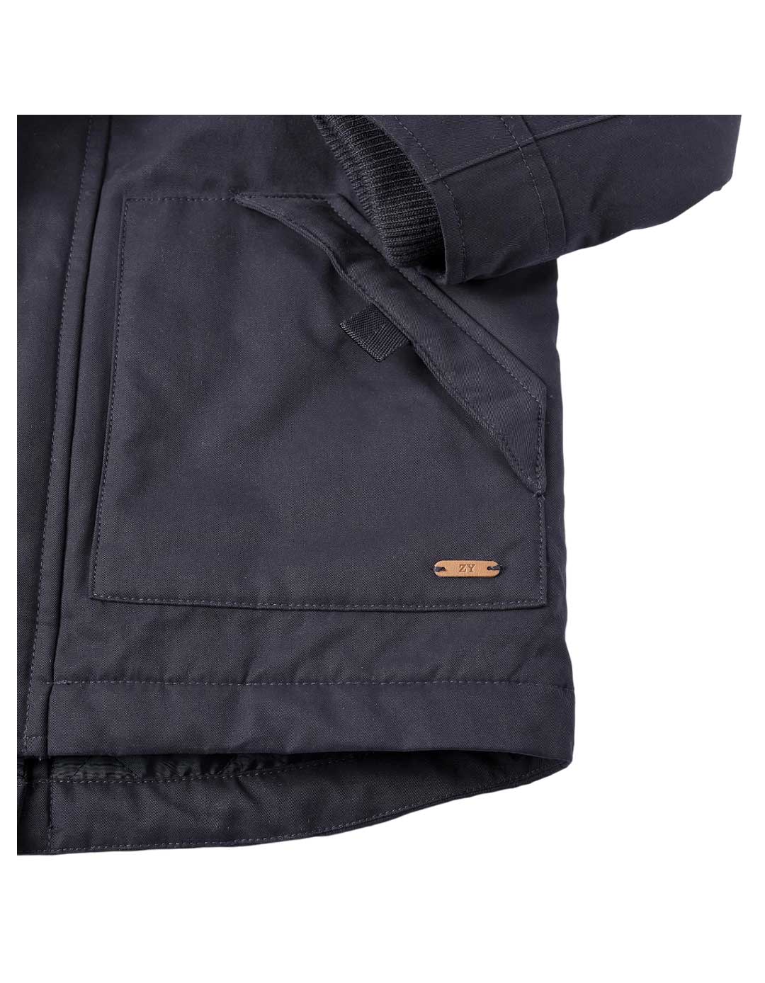 Παιδικό μπλε παρκά με διπλό γιλέκο Zippy για αγόρι 4-14 ετών χειμώνας