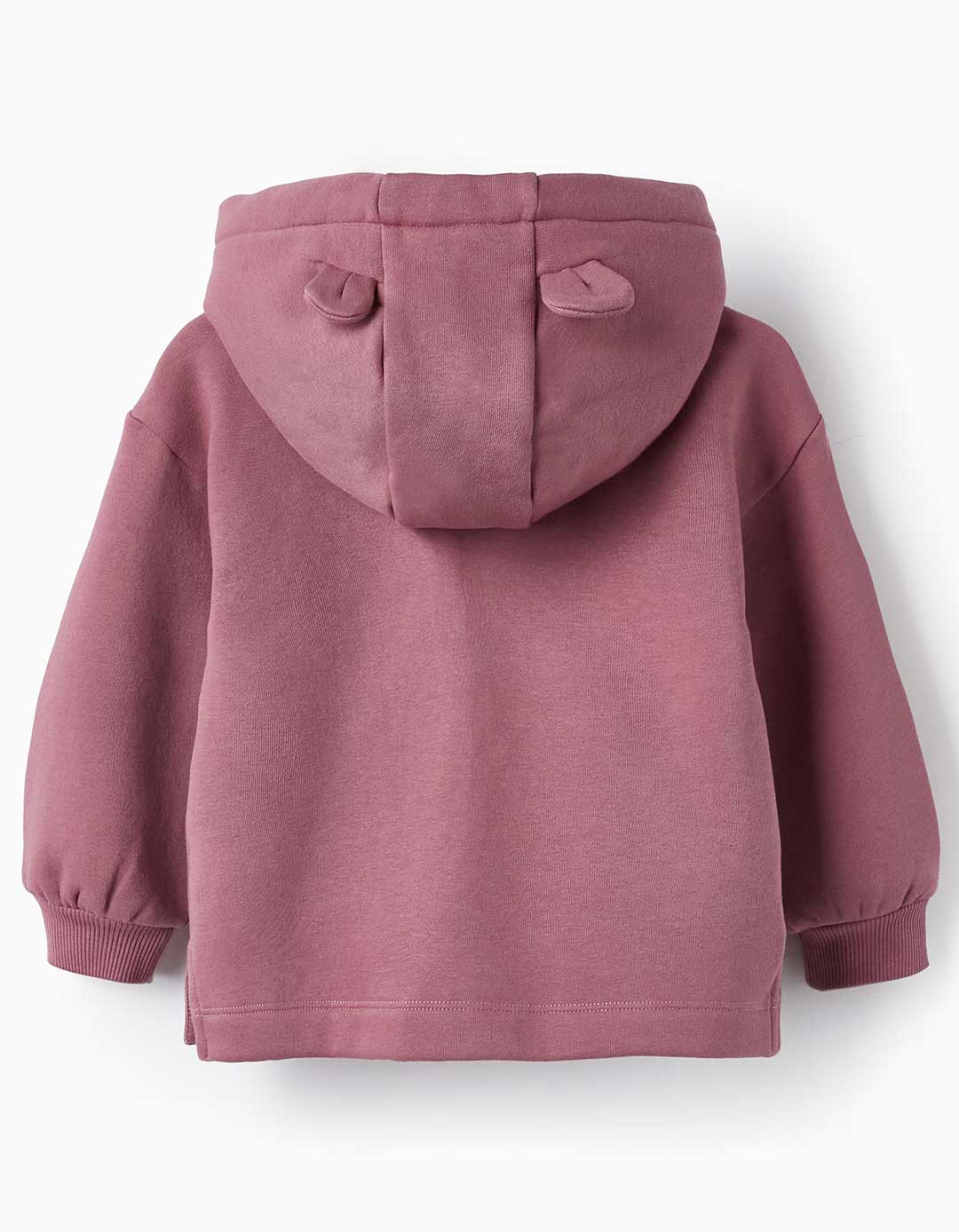 Μπουφανοζακέτα για κορίτσι με κουκούλα λιλά, Slim Fit, 68% βαμβάκι, 32% πολυεστέρας. Μπουφανοζακέτα για κορίτσι με κουκούλα λιλά, Slim Fit, 68% βαμβάκι, 32% πολυεστέρας.