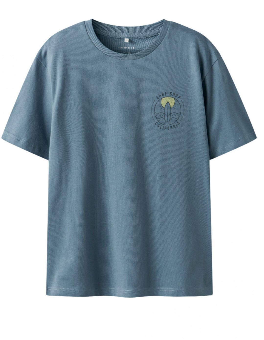 Παιδική κοντομάνικη μπλούζα για αγόρι, γκρισιέλ, Regular Fit, 100% βαμβάκι.