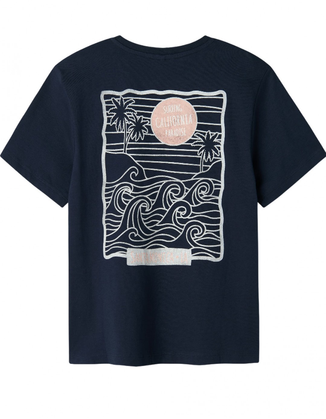 Μπλούζα κοντομάνικη για αγόρι Name It με στάμπα California