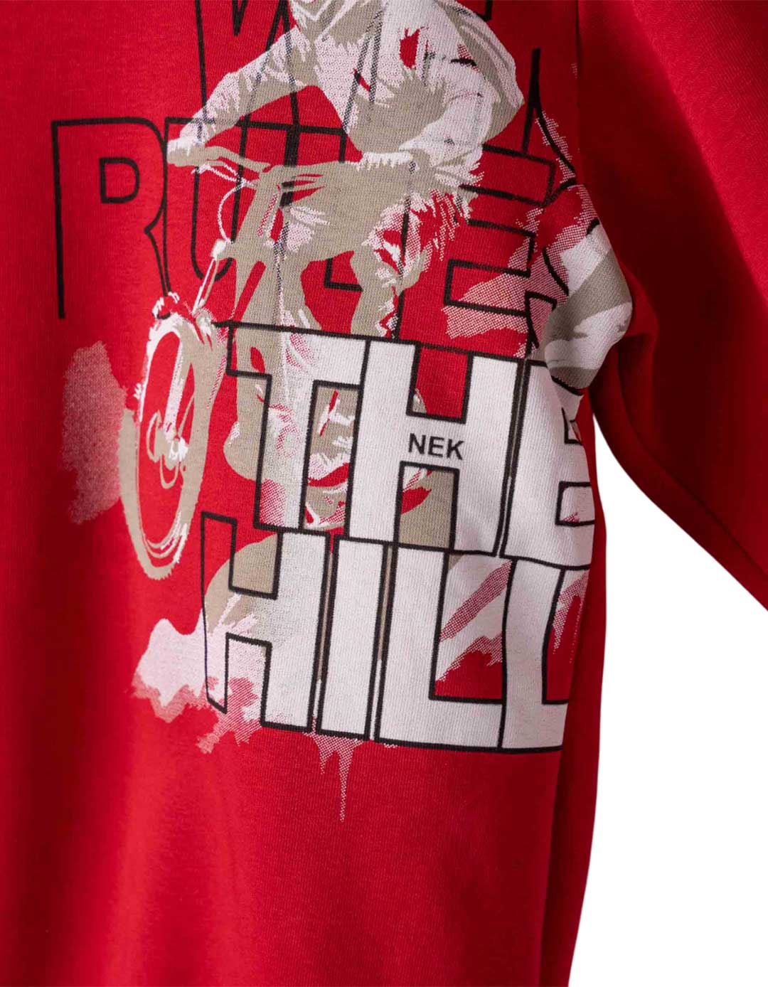  Παιδική φόρμα αγόρι κόκκινο μαύρο NEK Kidswear