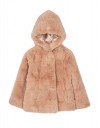 Παιδική γούνα για κορίτσι, ροζ, Slim Fit, 100% πολυεστέρας.