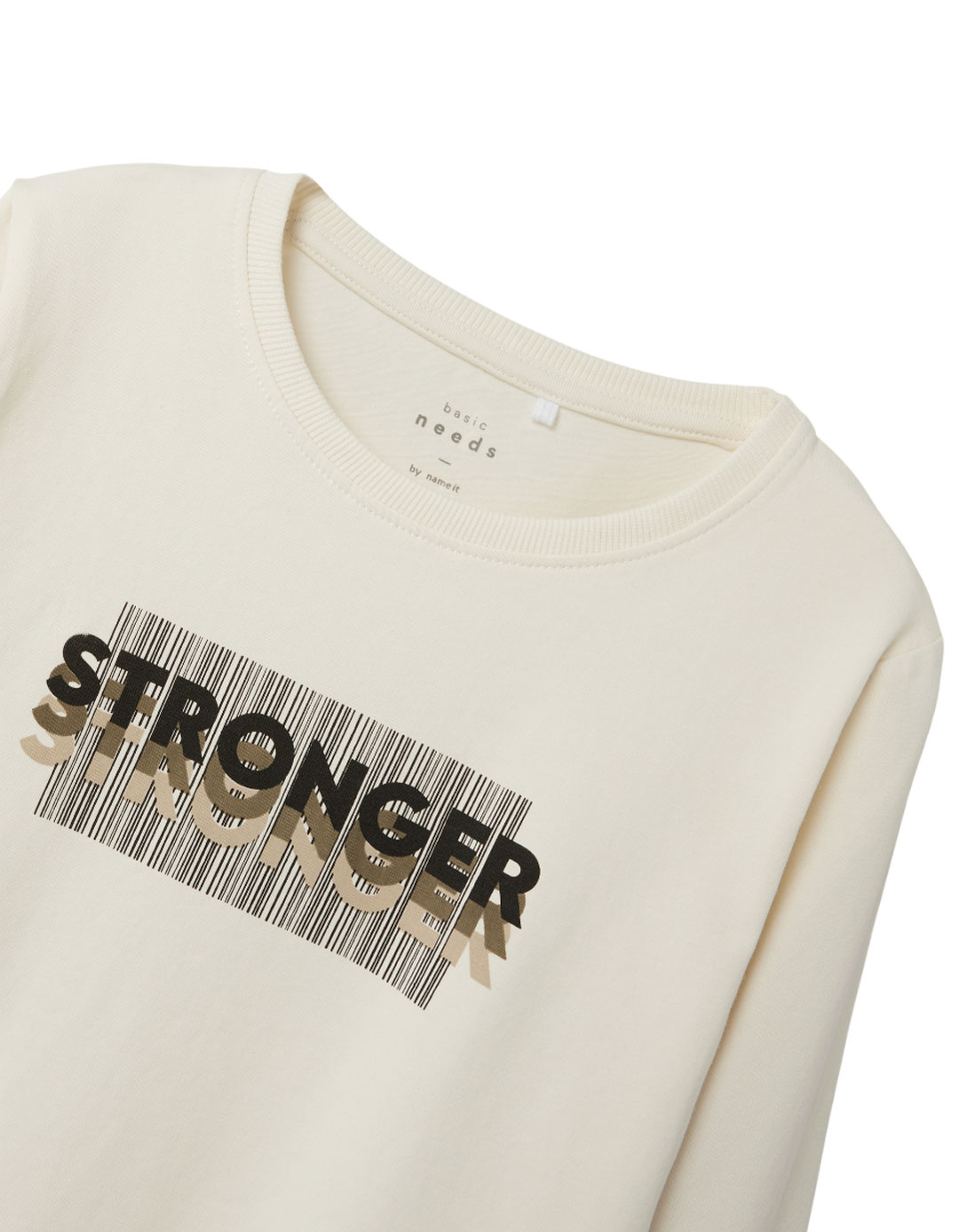 Παιδική  μπλούζα Name it για αγόρι, εκρού, Regular Fit, 95% βαμβάκι, 5% ελαστάνη. Παιδική  μπλούζα Name it για αγόρι, εκρού, Regular Fit, 95% βαμβάκι, 5% ελαστάνη.